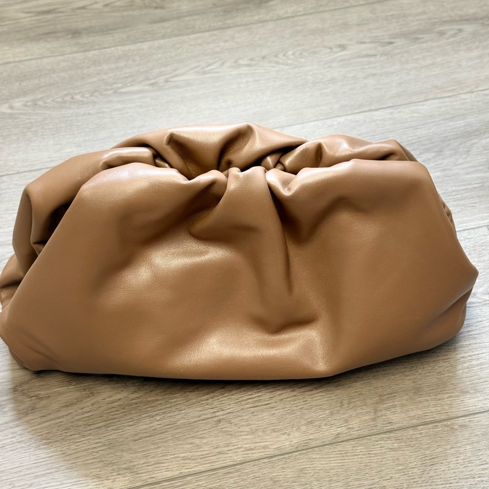 Women’s Tan Pouch Clutch Bag